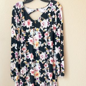 Floral Dress - Long Sleeve